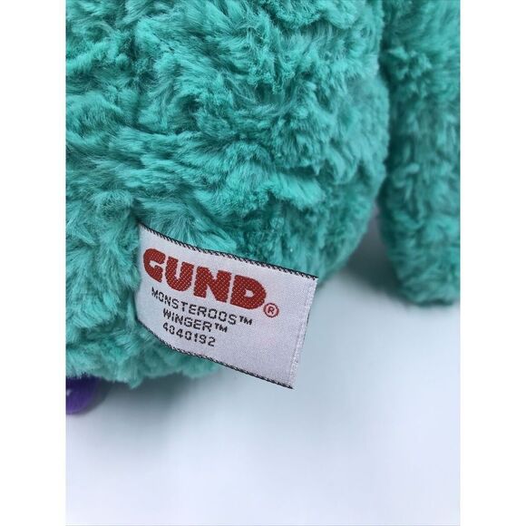 Gund Monsteroo Winger Monster Blue Stuffed Plush Toy 12" - Picture 12 of 14